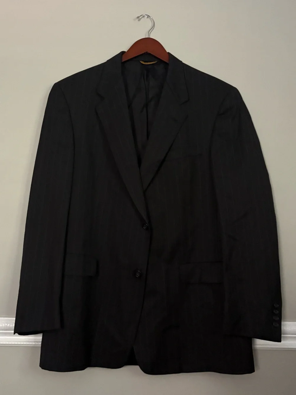 Hart Schaffner Marx Gold Trumpeter Gray Pinstripe Blazer XXL Nordstrom